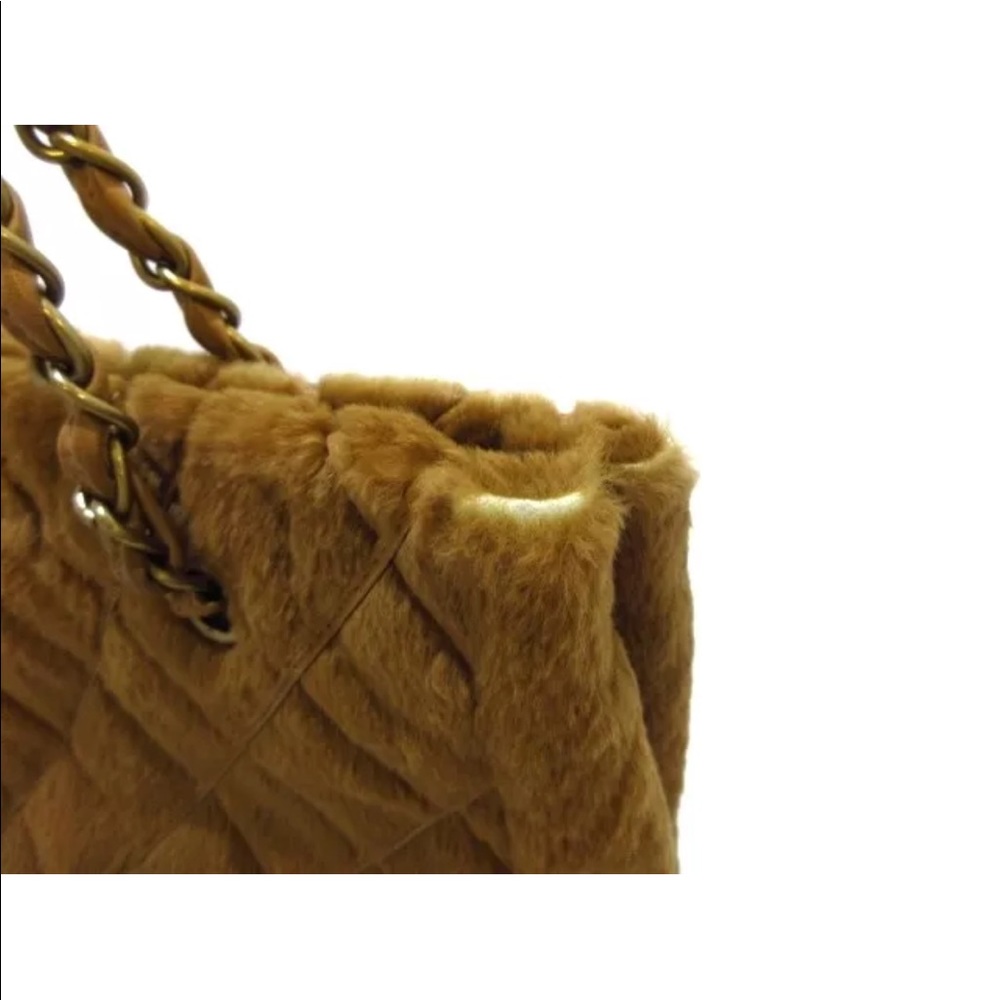 Vintage Chanel Fur and Leather Mix Bag - Picture 7 of 8
